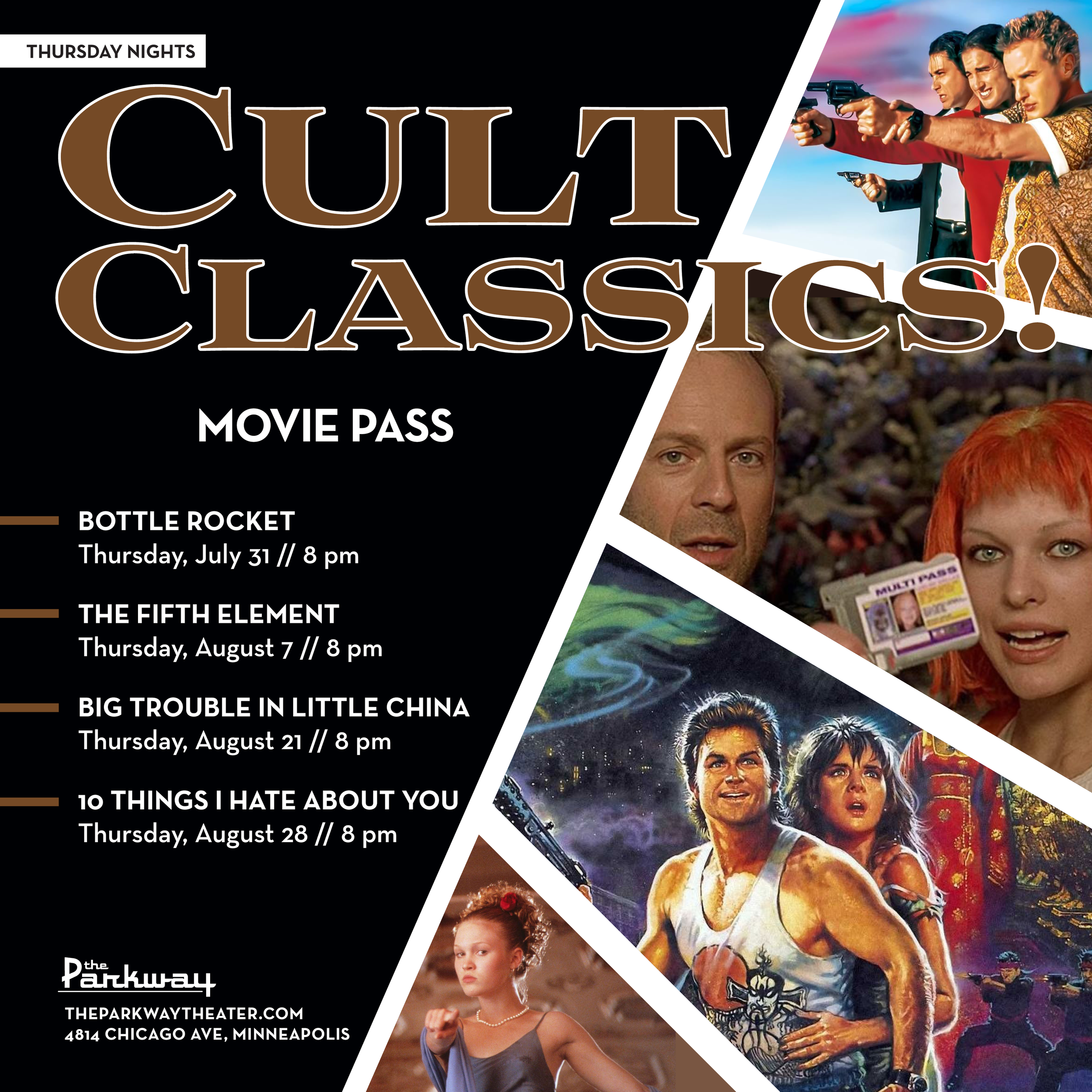 Cult Classics! at The Parkway // All Movie Pass